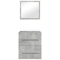 Badkamer Kast Beton grijs 41 x 38.5 x 48 cm Bewerkt hout - thumbnail