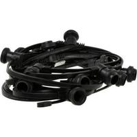 Simply Design P10 Waterdichte Prikkabel met 15 Fittingen 10M Zwart - thumbnail