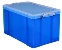 Opbergbox ru 84ltr 710x440x380mm transp blauw - thumbnail