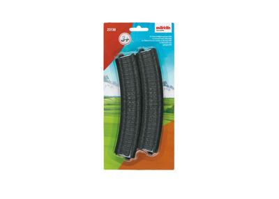 Märklin World 23130 H0 gebogen kunststofrails (6 stuks)