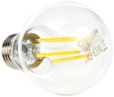 OSRAM HOMELIGHTING 4099854009952 LED-lamp Energielabel A (A - G) E27 Peer 2.5 W = 40 W Warmwit (Ø x h) 60 mm x 60 mm 1 stuk(s)