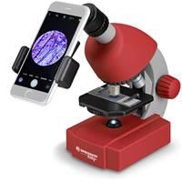 BRESSER JUNIOR Microscoop 40x-640x (rood) - thumbnail