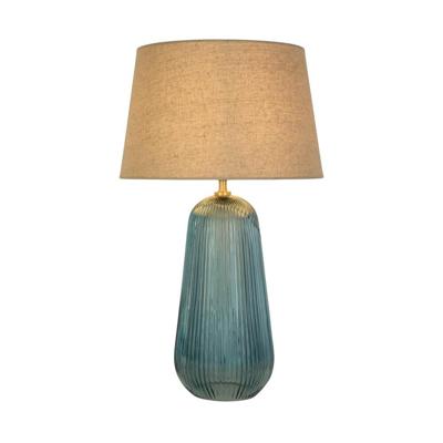 Searchlight SchemerlampCameo blauw glas - EU44652AZ