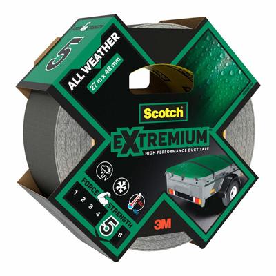 Ducttape Scotch extremium 5 27,4 m x 48 mm Grijs Ducttape Scotch extremium 5 27,4 m x 48 mm Grijs
