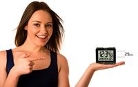 Techno Line WT 195 Wekker Zendergestuurd Zwart Alarmtijden 1 - thumbnail