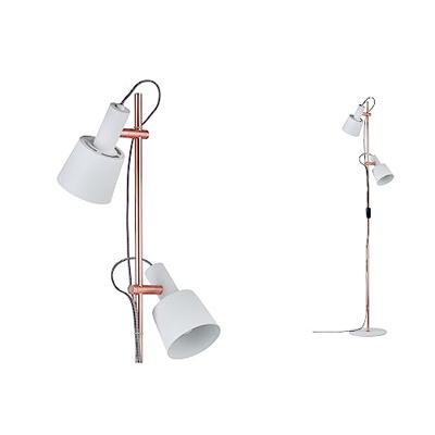 Paulmann Neordic Haldar 79660 Staande lamp LED E14 40 W Wit, Koper (mat) Paulmann Neordic Haldar 79660 Staande lamp LED E14 40 W Wit, Koper (mat)