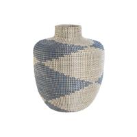 Vaas DKD Home Decor Blauw Natuurlijk Mediterrane 40 x 40 x 48 cm - thumbnail