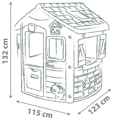 Smoby Sustainable Jura Lodge speelhuis - thumbnail