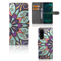 Sony Xperia 5III Hoesje Purple Flower - thumbnail