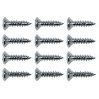 Boston TS-01-C schroeven voor slagplaat 12 stuks chroom - thumbnail