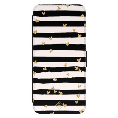 Samsung Galaxy S22 flipcase - Hart streepjes