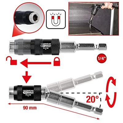KS TOOLS bithalter magn. quick-release bit h 1/4" m.joint