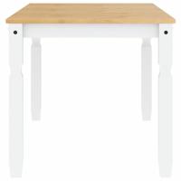 Eettafel Corona 160x80x75 cm massief grenenhout wit - thumbnail