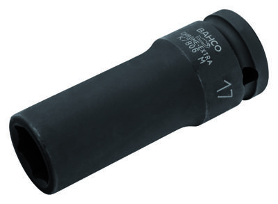 Bahco Slagdop 1/2" | lang | zeskant | gefosfateerd | 15 mm - K7806M-15 Bahco Slagdop 1/2" | lang | zeskant | gefosfateerd | 15 mm - K7806M-15