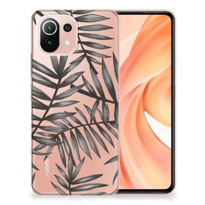 Xiaomi Mi 11 Lite | 11 Lite 5G NE | TPU Case | Leaves Grey Xiaomi Mi 11 Lite | 11 Lite 5G NE | TPU Case | Leaves Grey