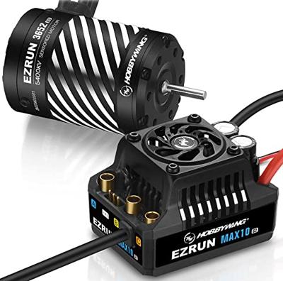 Hobbywing Combo MAX10 G2 80A ESC + 3652SD 5400KV G3 brushless motor - thumbnail