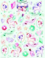 Totum Stickervel eenhoorn - thumbnail