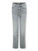 Kids ONLY winter jeansbroek meisjes - grijs - KogJuicy - wide leg fit - thumbnail