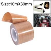 Hoog temperatuurbestendig textieltape van Teflon dichting Machine warmte isolatietape grootte: 10 m x 30 mm - thumbnail