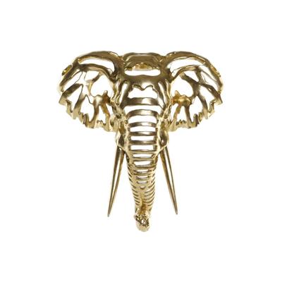 Wanddecoratie Home ESPRIT Gouden Olifant Modern 47 X 27,5 X 50,5 CM