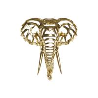 Wanddecoratie Home ESPRIT Gouden Olifant Modern 47 X 27,5 X 50,5 CM - thumbnail