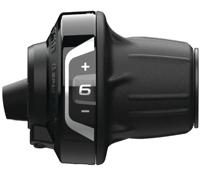 Shimano Draaiversteller (rechts) 6-speed tourney sl-rv400 - zwart/zilver - thumbnail