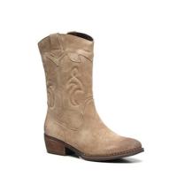 Scapino TwoDay suède cowboylaarzen beige - thumbnail