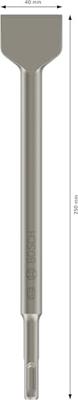 Bosch Accessoires Spadebeitel SDS-plus | 250X40 mm | 5 stuks - 2608690133 - thumbnail