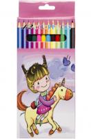 Lg-imports Kleurpotloden Meisje 18 Cm 12 Stuks - thumbnail