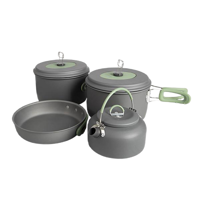 Bo-Camp Explorer XL 4-delig Pannenset