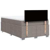 Boxspring met matras stof taupe 120x190 cm - thumbnail