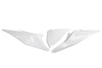 UFO PLAST zijkappen side covers ufo ktm white - thumbnail