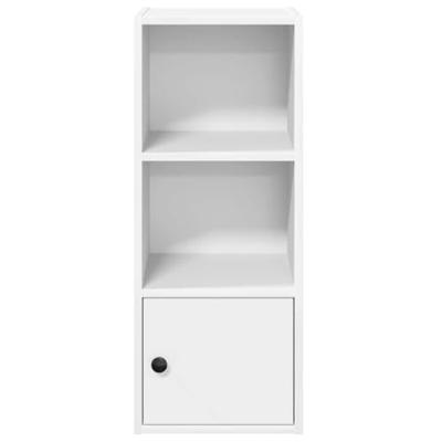 Boekenkast 31x24x77 cm bewerkt hout wit