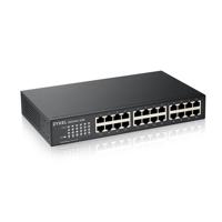 Zyxel GS1100-24E Unmanaged Gigabit Ethernet (10/100/1000) Zwart - thumbnail