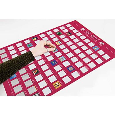 Gift Republic Scratch Poster - 100 Dates Om Op Te Gaan