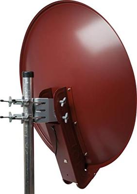 Schwaiger SPI085PR Satellietschotel 85 cm Reflectormateriaal: Aluminium Steenrood