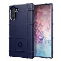 Schokbestendige beschermer cover volledige dekking siliconen case voor Galaxy Note 10 (blauw) - thumbnail
