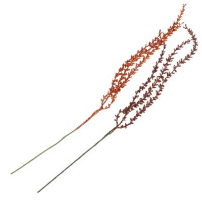 Daan Kromhout Kunsttak shine succulent koper/bronskleurig 46 cm set van 12 | 8 stuks