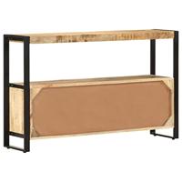 Bijzetkast 120x30x75 cm massief mangohout - thumbnail