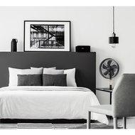 Bestron dft35wb tafelventilator (zwart/houtkleur, ø 35 cm) - thumbnail