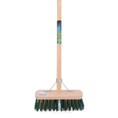 Onkruidbezem met steel 150cm met stokhouder