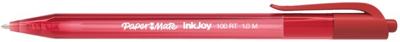 Balpen Paper Mate Inkjoy 100RT medium rood Balpen Paper Mate Inkjoy 100RT medium rood