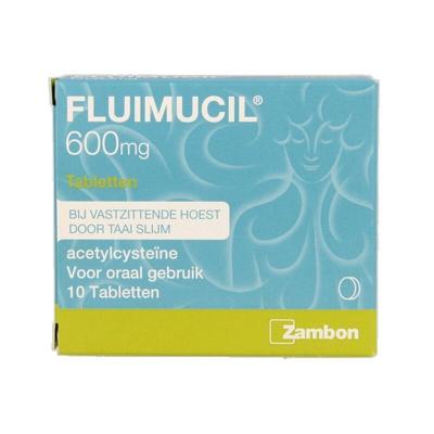 Fluimucil 600mg Tabletten 10st Fluimucil 600mg Tabletten 10st