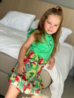 Quapi Meisjes rok - Ferona - Multi bloemen - thumbnail