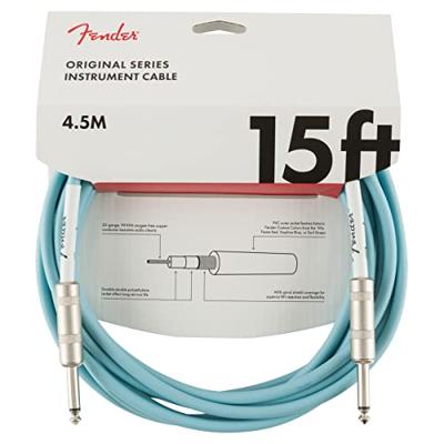 Fender Original Cables instrumentkabel 4.5m blauw 6.3mm recht