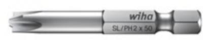 Wiha 7049XH2050 Bit Professional 50 mm PlusMin/Phillips 1/4" E6,3 SL/PH2 - 32492