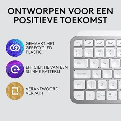 Logitech MX Keys Mini Minimalist Wireless Illuminated Keyboard toetsenbord - thumbnail