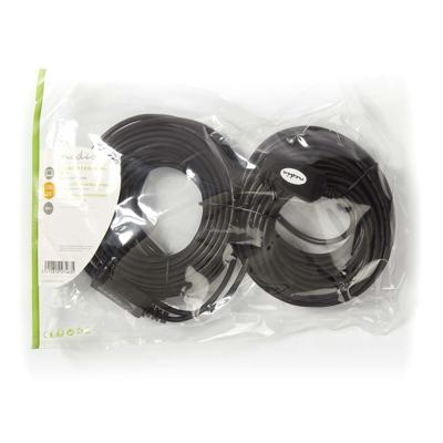 Actieve USB 2.0-Verlengkabel | A Male - A Female | 20 m | Zwart