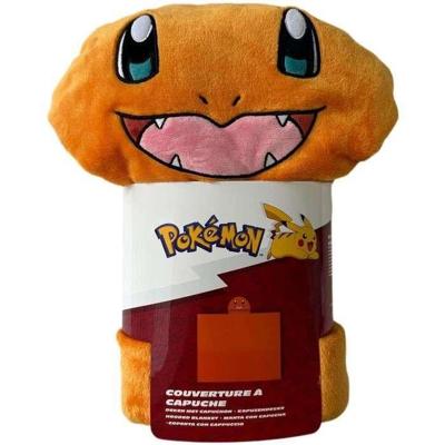 3D Hooded Blanket - POKEMON - Charmander - 120 x 150 cm - Ultrazacht - Kleurrijk