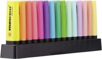Stabilo boss original pastel - markeerstift - 15 stuks deskset - thumbnail
